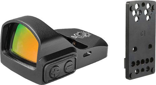 TRUGLO RED-DOT MICRO TRU-TEC (Option: 3Moa Dot Dctr Mnt Blk For Glk!)