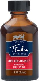 TINKS DEER LURE #69 DOE-IN-RUT (Option: Synthetic 1Fl Ounce Bottle)