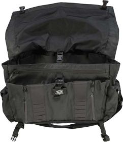 GREY GHOST GEAR WANDERER BAG 2.0 WAXED CANVAS BLACK (Option: 2.0 Waxed Canvas Black)