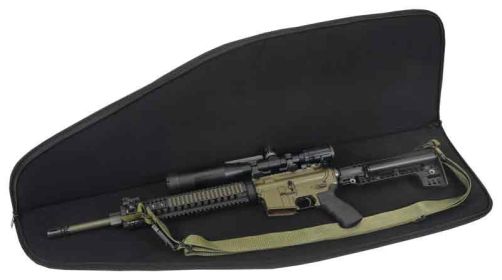 Us Peacekeeper 45" Msr Case Bl (Option: 4 Mag Pouches 600 Denier Black)